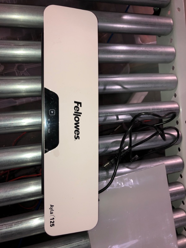 Photo 1 of Fellowes Ayla 125 with Rapid 1 Minute Warm Up Paper Laminator Including Pouch Starter Kit