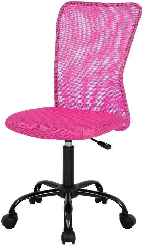 Photo 1 of Home Office Chair Mid Back Mesh Desk Chair Armless Computer Chair Ergonomic Task Rolling SEE NOTES 