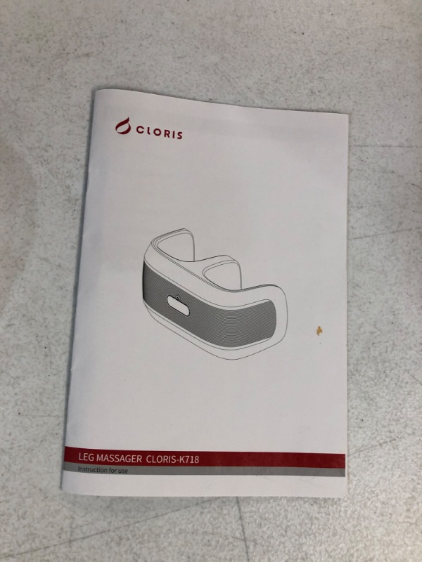 Photo 3 of ***DAMAGED/USED/SEE NOTES*** CLORIS Foot Massager for Circulation with Heat Function Therapy 3D Deep Kneading Tissue Thigh Calf Knee, Increases Blood Flow Circulation, Plantar Fasciitis, Diabetics, Neuropathy