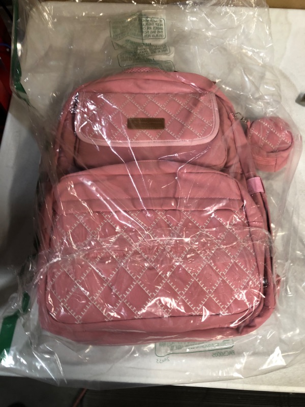 Photo 2 of **USED**SEE PICTURES  FOR SMALL BREAKS** Maelstrom Diaper Bag Backpack Pink 	18.1 x 13.8 x 7.1 inches