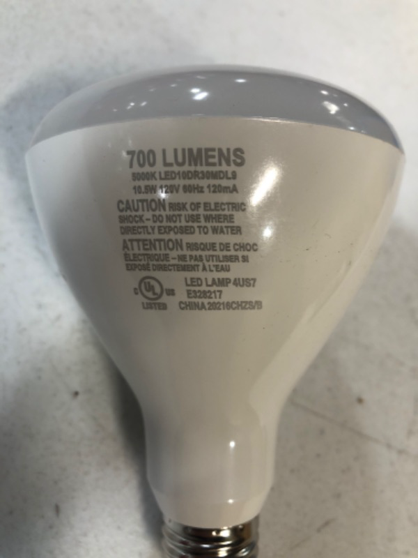 Photo 2 of GE Refresh 6-Pack 65 W Equivalent Dimmable Daylight Br30 LED Light Fixture Light Bulb, Packaging May Vary