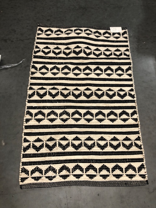 Photo 2 of  Geometric Woven Accent Rugs Black - Project 62