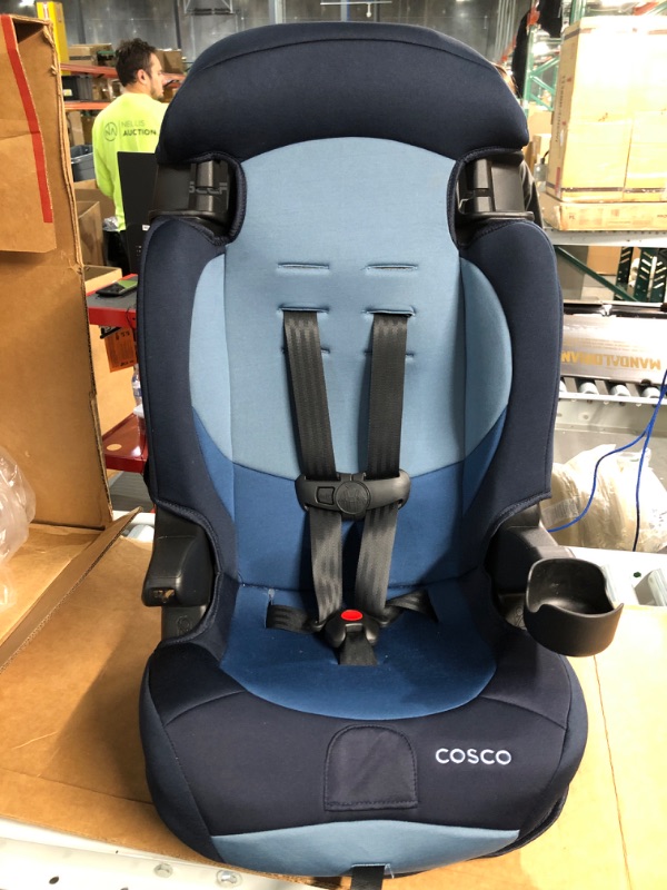 Photo 2 of Cosco Finale DX 2 in 1 Booster Car Seat Sport Blue