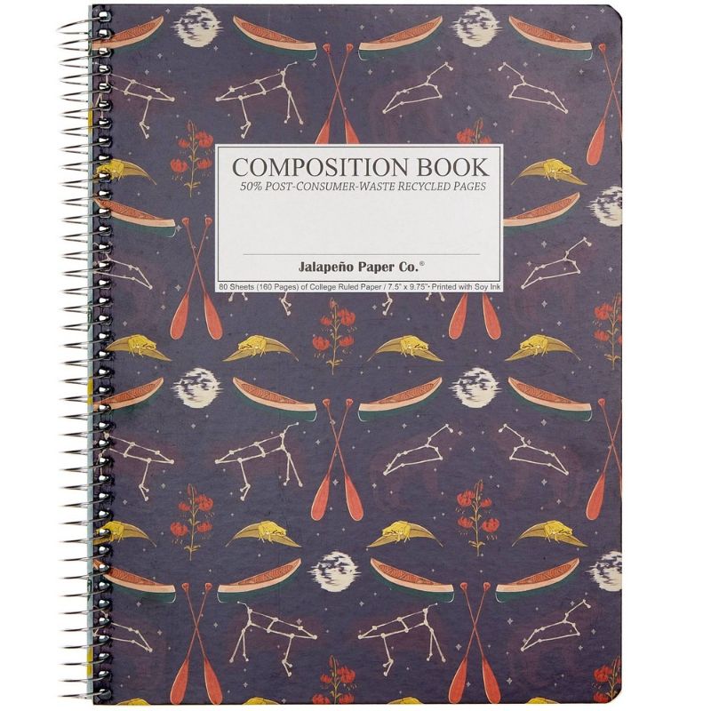 Photo 3 of ***Pack of 1*** - Wide and College Ruled Assorted Colors 1 Subject Flexible Plastic Cover Spiral Notebook 
