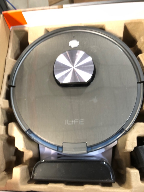 Photo 3 of ILIFE A10 Robot Vacuum, Smart Laser Navigation and Multiple-Floor Mapping, 2000Pa Strong Suction, Wi-Fi Connected