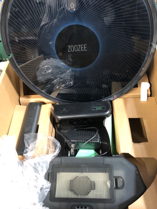 Photo 2 of ***FOR PARTS*** zoozee Z50 Robot Vacuum Cleaner with 3000Pa Max Suction Power, Vacuum and Mop 2-in-1,5200mAh Super Battery Life