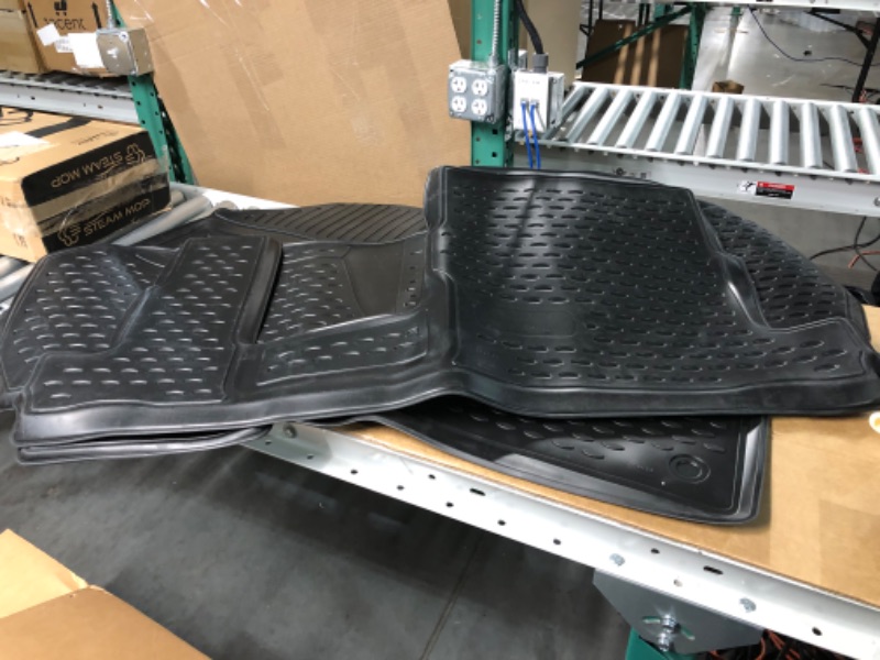 Photo 3 of Fits 2018-2023 Chevrolet Traverse Floor Mats Front & 2nd and 3rd Row Liners with (8 Seater) 32"L x 25"W x 2"Th
