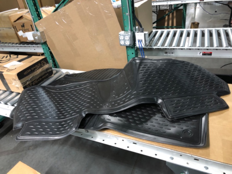 Photo 4 of Fits 2018-2023 Chevrolet Traverse Floor Mats Front & 2nd and 3rd Row Liners with (8 Seater) 32"L x 25"W x 2"Th
