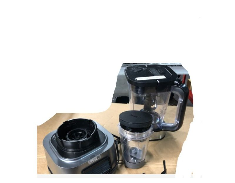 Photo 5 of **USED** Ninja SS351 Foodi Power Blender & Processor System Silver 72 fl oz. (64 oz max liquid) 72-oz. Nutrient Extraction Cup 8.19"D x 8.43"W x 14.17"H
