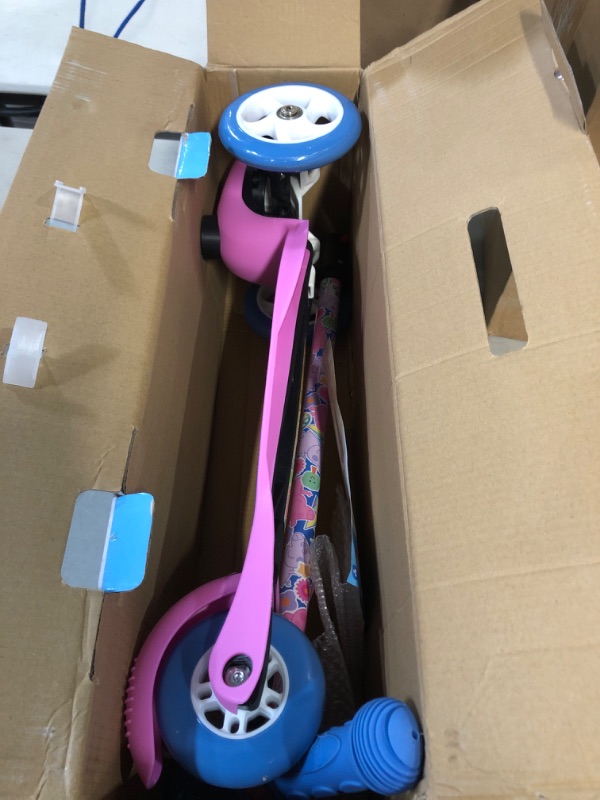 Photo 2 of Self Balancing Kick Scooter - Extra Wide Deck, 3 Wheel Platform, Foot Activated Brake, 75 Lbs Limit, Kids & Toddlers, Girls Or Boys, Ages 3 and Up Peppa Pig