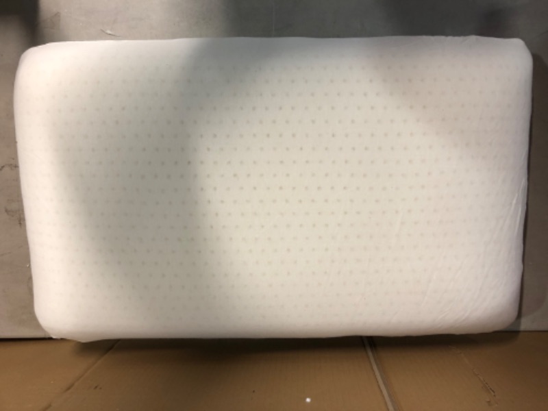 Photo 2 of 100% Talalay Latex Pillow Bed Pillow for Sleeping, Extra Soft Natural Latex Sleeping Pillow for Back, Stomach or Side Sleepers, Removable Breathable Cotton Cover - High Elasticity (King Low Profile)