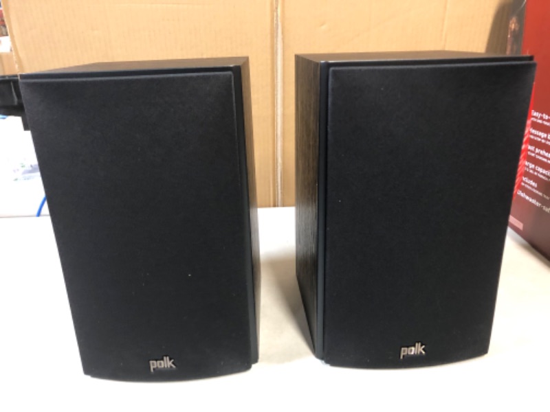 Photo 3 of Polk Audio T15 Bookshelf Speakers Pair Black