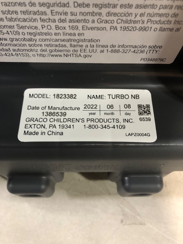 Photo 2 of Graco TurboBooster Backless Booster Car Seat, Galaxy