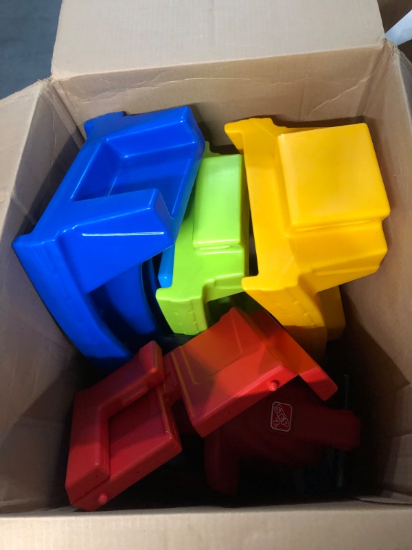 Photo 1 of Step2 Up & Down Roller Coaster for Kids, Rapid Ride & Hide Edition – Ride On Toy for Indoor/Outdoor Use – Compact Storage, Skill Building Toddler Toys, Assembled Dimensions: 12.75" H x 110" W x 27" D