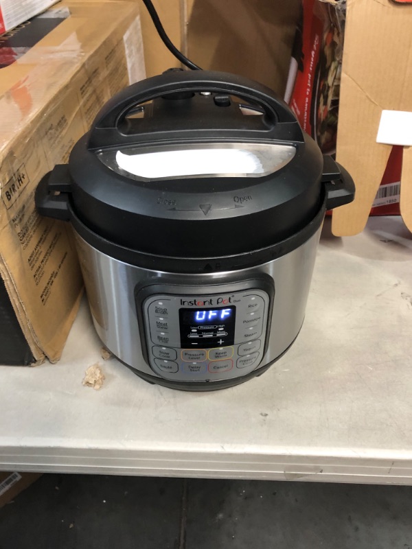 Photo 2 of *USED* Instant Pot Duo Mini 3-Quart Multi-Use Pressure Cooker 11.2"D x 11.4"W x 10"H
