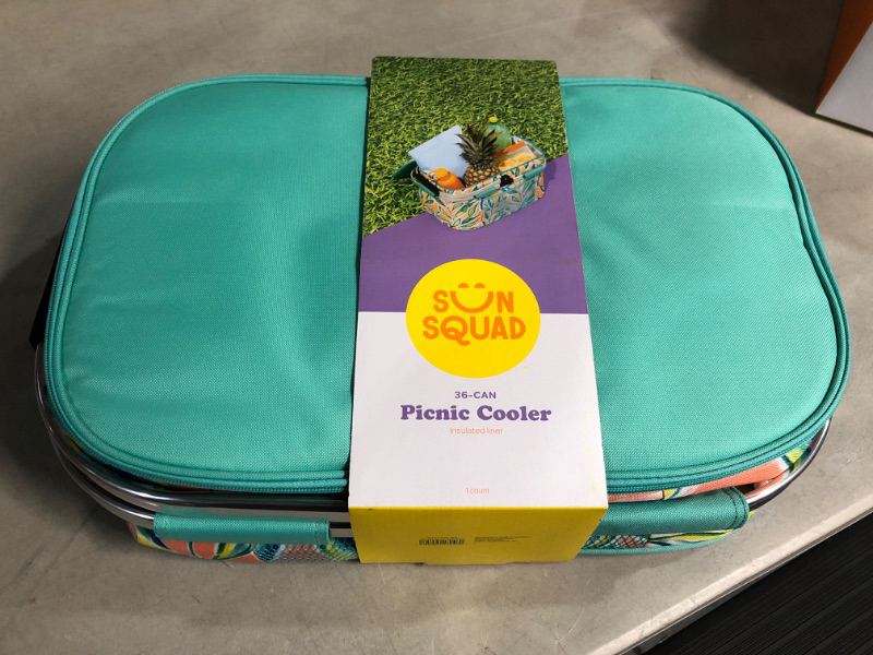 Photo 2 of 13.5qt Picnic Cooler Olive branch - Sun Squad 36 Can