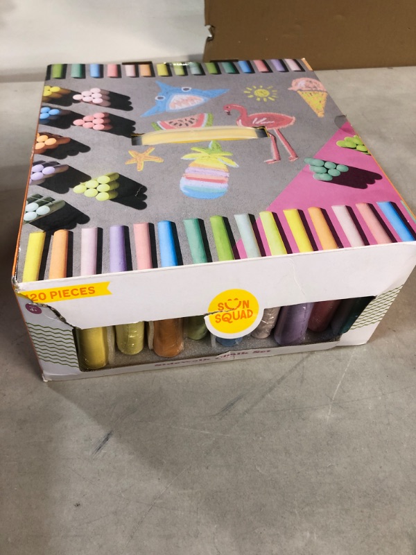 Photo 1 of 120pc Sidewalk Chalk - Sun Squad