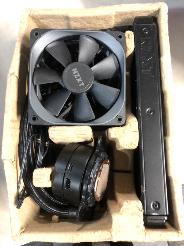 Photo 2 of NZXT Kraken X53 240mm - RL-KRX53-01 - AIO RGB CPU Liquid Cooler - Rotating Infinity Mirror Design - Improved Pump - Powered by CAM V4 - RGB Connector - AER P 120mm 2 Radiator Fans 