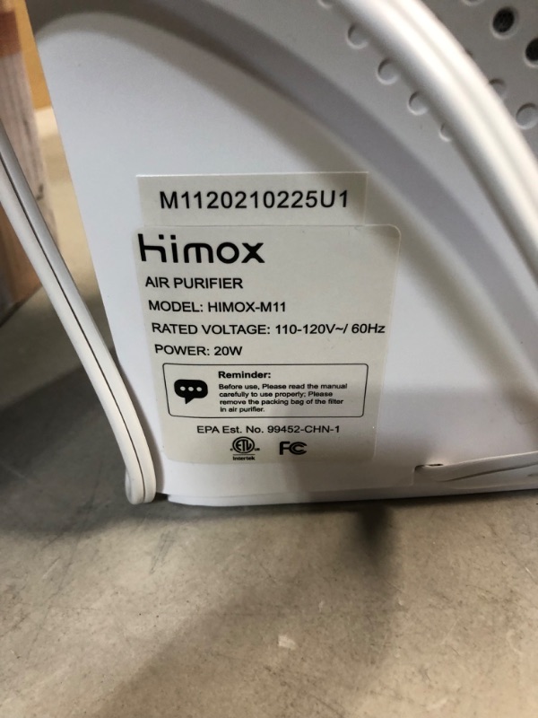 Photo 4 of HIMOX Air Purifiers for Home Large Room 1500 sqft, 5 in 1 Medical Grade H13 Ture HEPA Filter 