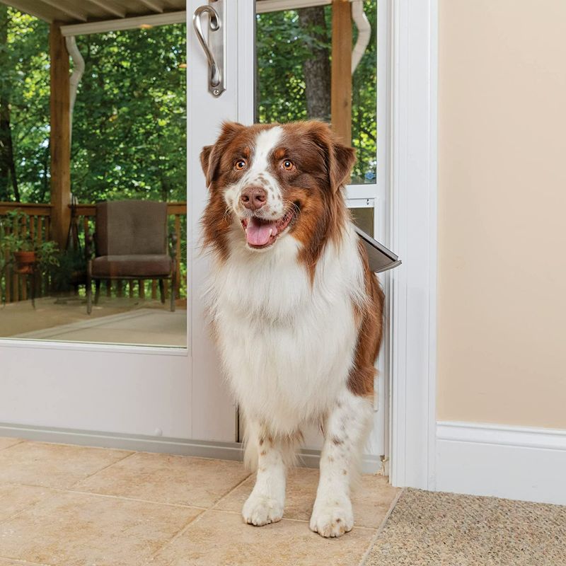 Photo 1 of **MEDIUM PetSafe 1-Piece Sliding Glass Pet Door 4.25 x 10.25 x 16.38 inches; 18.67 Pounds