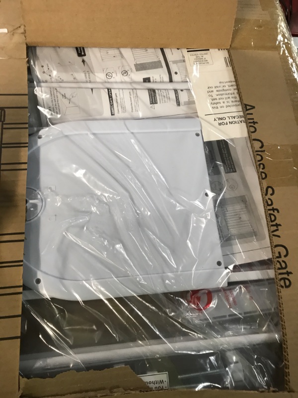 Photo 1 of Baby Gate with Cat Door Pressure Mounted - Walk Through Pet Gates for Cat Small Dog - No Drill Safety Gate 37.80"-40.55" Wide