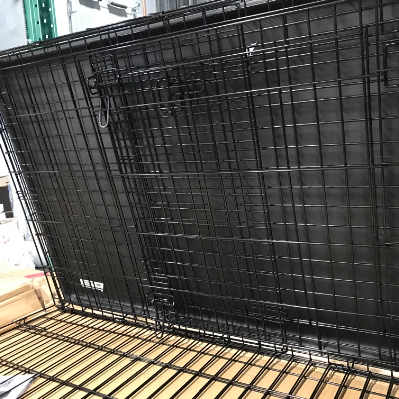 Photo 5 of *USED* SEE COMMENTS!! MidWest Homes for Pets Newly Enhanced Single & Double Door New World Dog Crate, 42-Inch Double Door