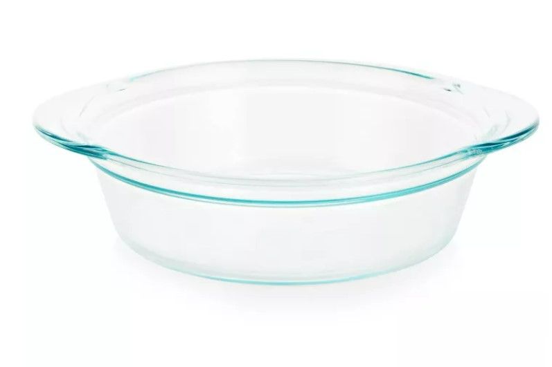 Photo 1 of *NEW* 3 Pyrex Deep 9.5" Round Baking Dish, One Size , Clear