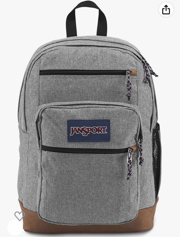 Photo 1 of *USED* JanSport Cool Student Backpack for College Students, Teens, with 15-inch Laptop Sleeve, Grey Letterman