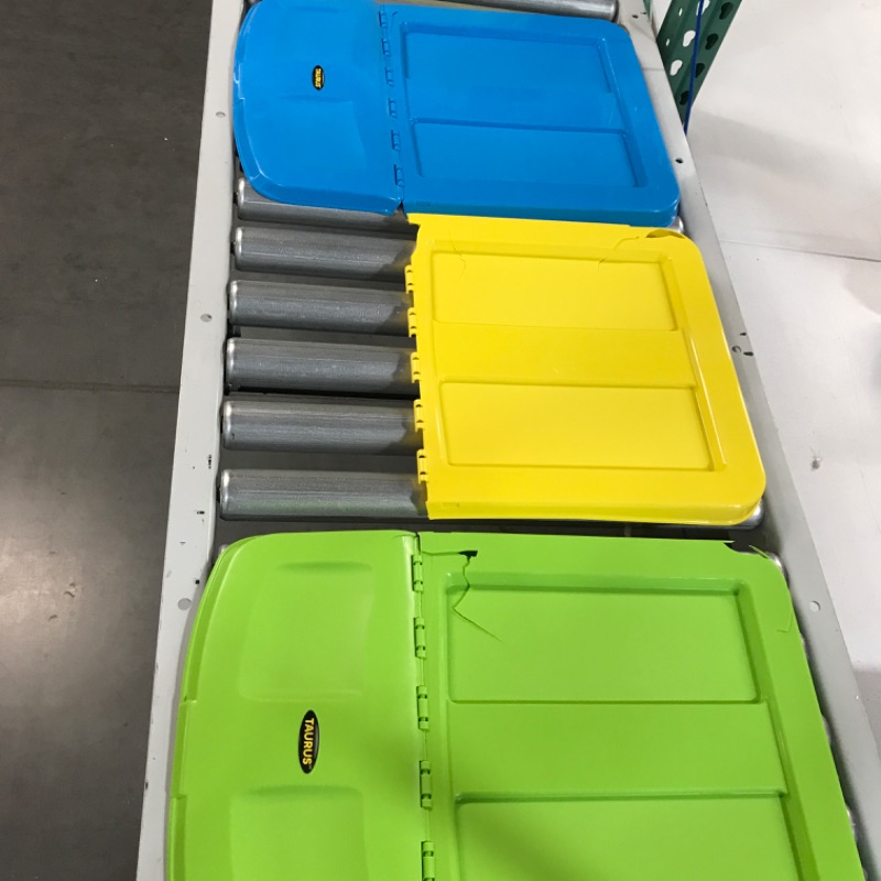 Photo 1 of *NEW* SEE COMMENTS!! 10 Gallon Stackable Shutter Bin 3 PC Set