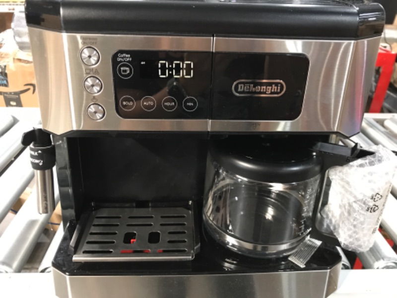 Photo 3 of *USED BUT LIKE NEW* FUNCTIONAL!!  De'Longhi All-in-One Combination Coffee Maker & Espresso Machine + Advanced Adjustable Milk Frother