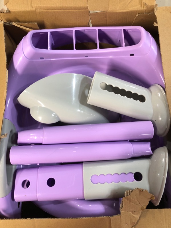 Photo 2 of Potty Training Seat Ladder Girls,Toddlers Potty Training Toilet Seat Boys,Kids Potty Seat Potty Chair with Step Stool?Gray/Purple?