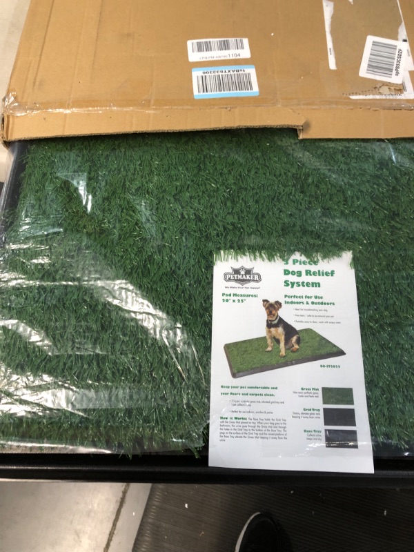 Photo 2 of Artificial Grass Puppy Pee Pad for Dogs and Small Pets - 20x25 Reusable 3-Layer