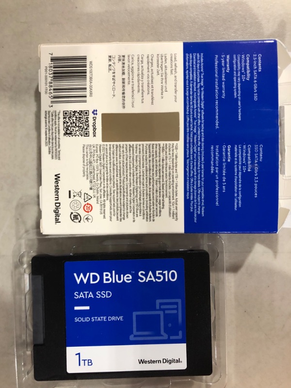 Photo 2 of Western Digital 1TB WD Blue SA510 SATA Internal Solid State Drive SSD 