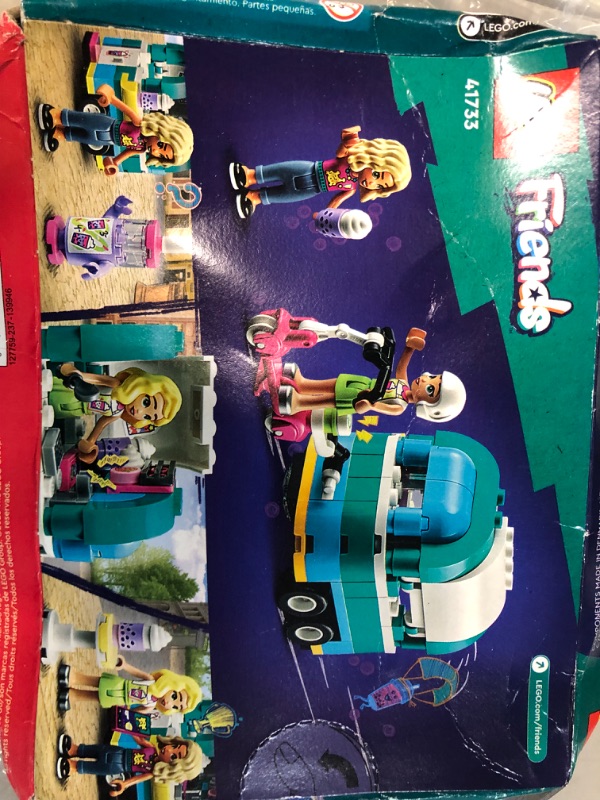 Photo 2 of LEGO Friends Mobile Bubble Tea Shop 41733, Fun Vehicle Playset with Toy Scooter for Girls and Boys Ages 6 Plus, with Nova & Matilde