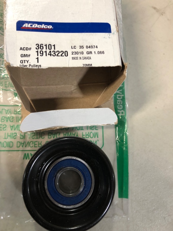 Photo 2 of ACDelco Gold 36101 Idler Pulley