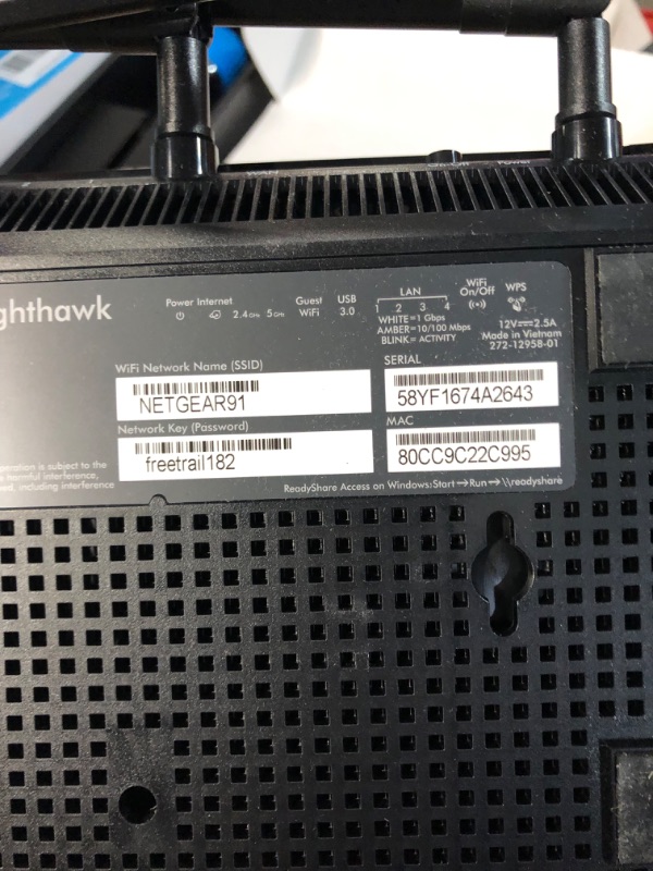 Photo 3 of NETGEAR Nighthawk Smart Wi-Fi Router, R6700 - AC1750 Wireless Speed Up to 1750 Mbps 