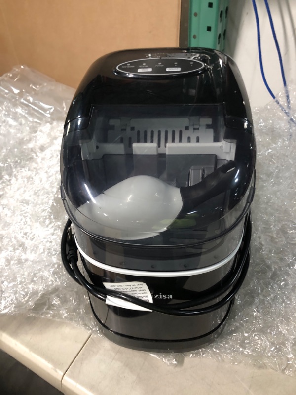 Photo 1 of Silonn Countertop Ice Maker Machine, Portable Self-Cleaning with Ice Scoop and Basket, Black