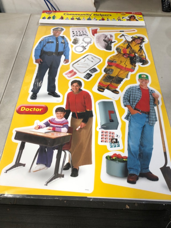 Photo 2 of 6 Pack TREND ENTERPRISES INC. COMMUNITY HELPERS BB SET 45 PCS