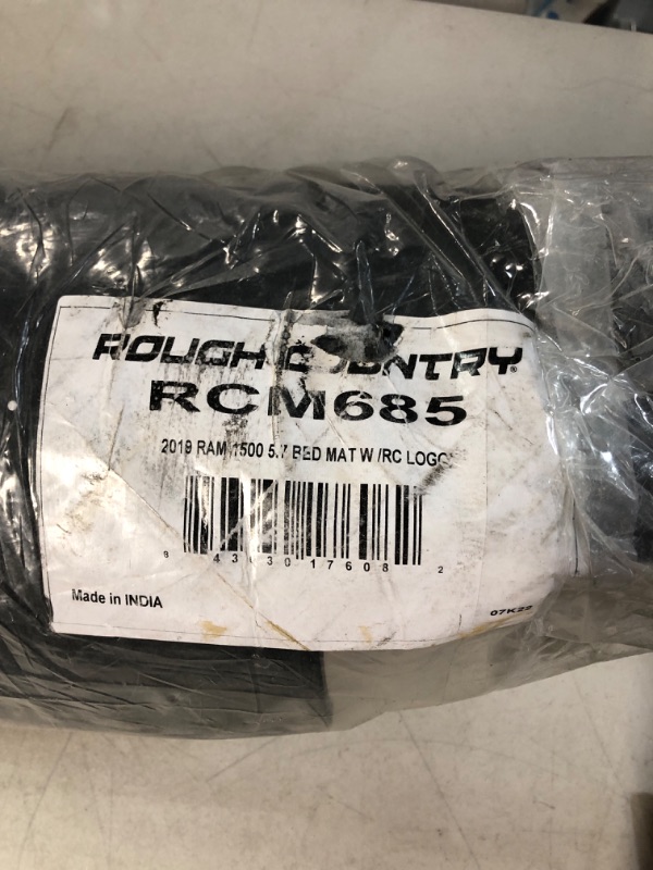 Photo 3 of Rough Country Rubber Bed Mat for 2019-2022 Ram 1500 | 5'7" Bed