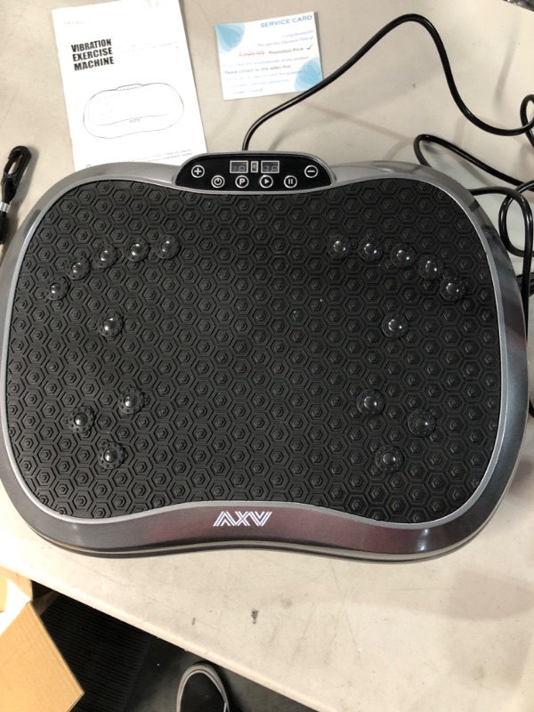 Photo 5 of AXV Vibration Plate Exercise Machine Whole Body Workout