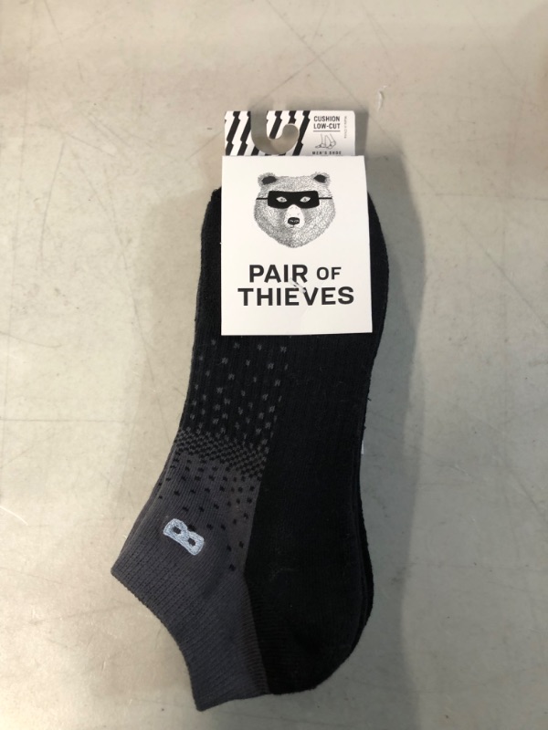 Photo 1 of Pair of Thieves Assorted 3-Pack Bowo Cushion No-Show Socks in Black at Nordstrom