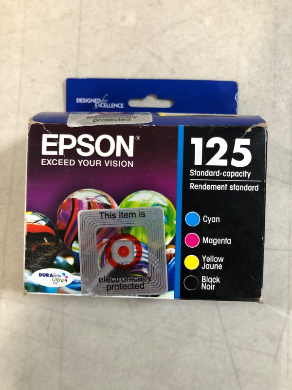 Photo 2 of Epson T125120-BCS DURABrite Ultra Black and Color Combo Pack Standard Capacity -Cartridge -Ink