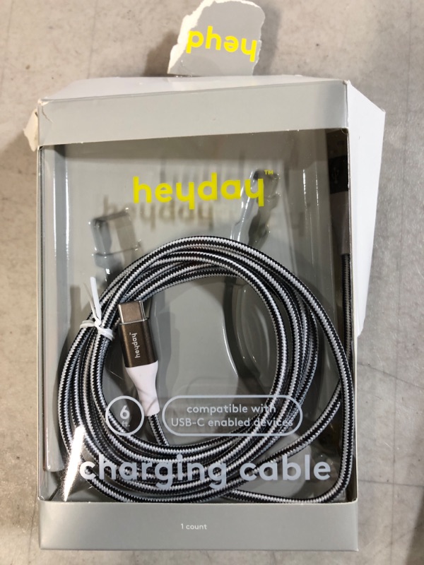 Photo 1 of Hey Day 6 ft charging cable USB-C Ended device