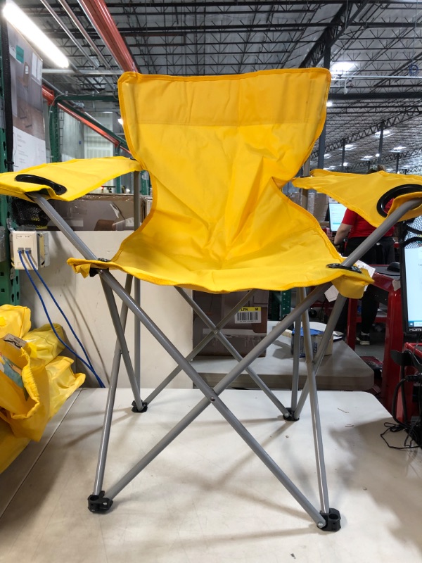 Photo 2 of Adult Outdoor Portable Chair Yellow - Sun Squad