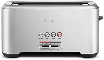 Photo 1 of Breville Bit More 4-Slice Toaster, Brushed Stainless Steel, BTA730XL