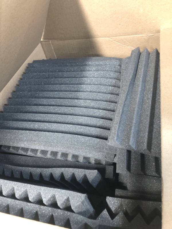 Photo 2 of 52 Pack Acoustic Panels 1 X 12 X 12 Inches - Acoustic Foam -