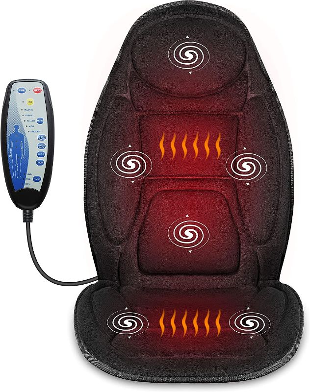 Photo 1 of Snailax Vibration Massage Seat Cushion with Heat,Back Massager