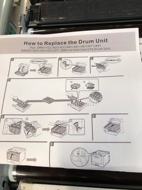 Photo 3 of DR310CL DR-310CL Drum Unit Replacement for Brother HL-4150CDN 4140CW 4570CDW 4570CDWT MFC-9640CDN 9650CDW 9970CDW Printers.