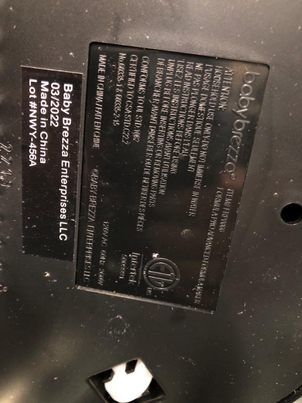 Photo 1 of USED*** Baby Brezza Formula Pro Mini Baby Formula Maker – Small Baby Formula Mixer Machine Fits Small Spaces and is Portable for Travel– Bottle Makers Makes The Perfect Bottle for Your Infant On The Go Advanced, WiFi