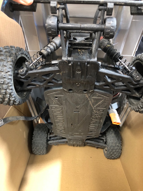 Photo 5 of ARRMA 1/10 SENTON 4X4 V3 3S BLX Brushless Short Course Truck RTR (Transmitter and Receiver Included, Batteries and Charger Required ), Blue, ARA4303V3T1***FOR PARTS***